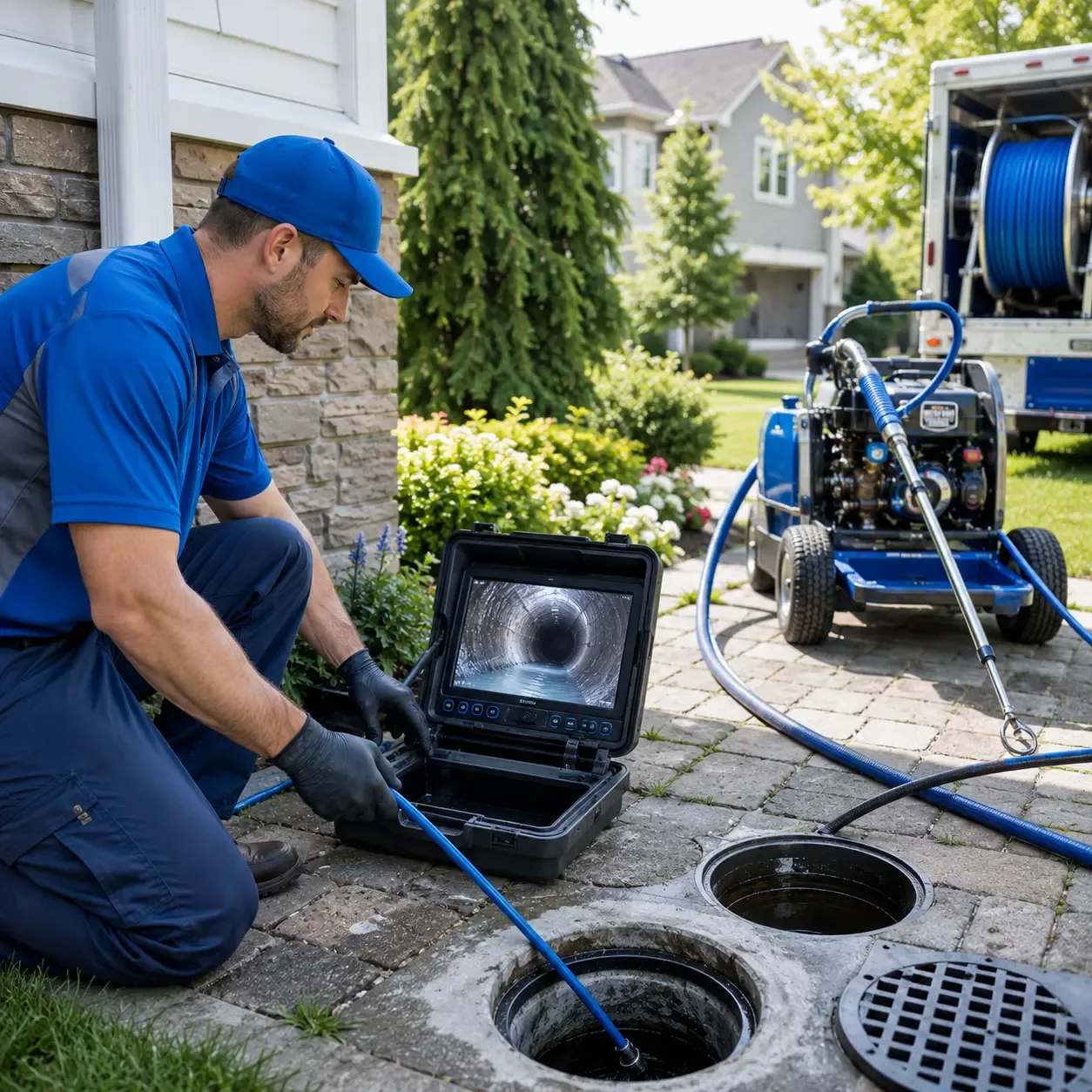 Outdoor drain cleaning professionals serving Clymer, PA